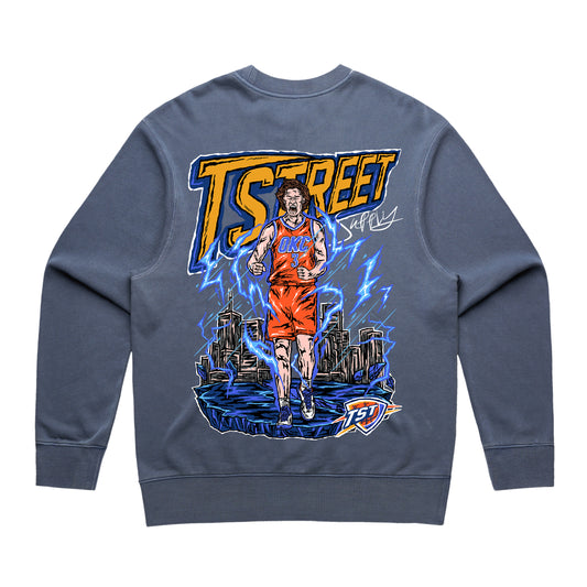 Josh Giddey Faded Crew Sweatshirt